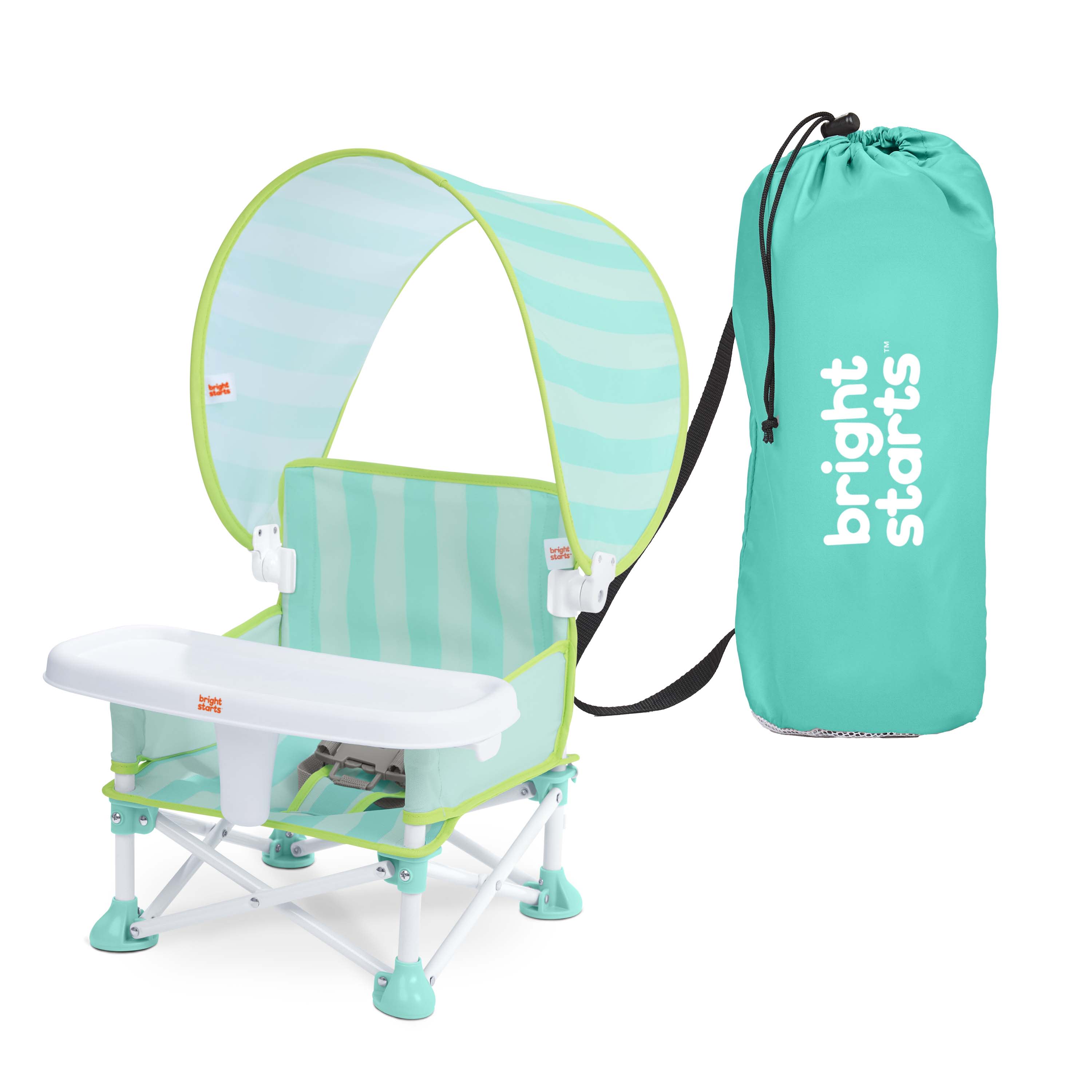 summer infant pop 'n play canopy instructions Bright Starts Pop 'N Sit Cabana Portable Booster Chair with UPF Canopy, Indoor/Outdoor, 6 Mos - 3 Yrs