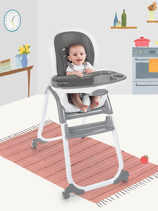 baby in ingenuity high chair