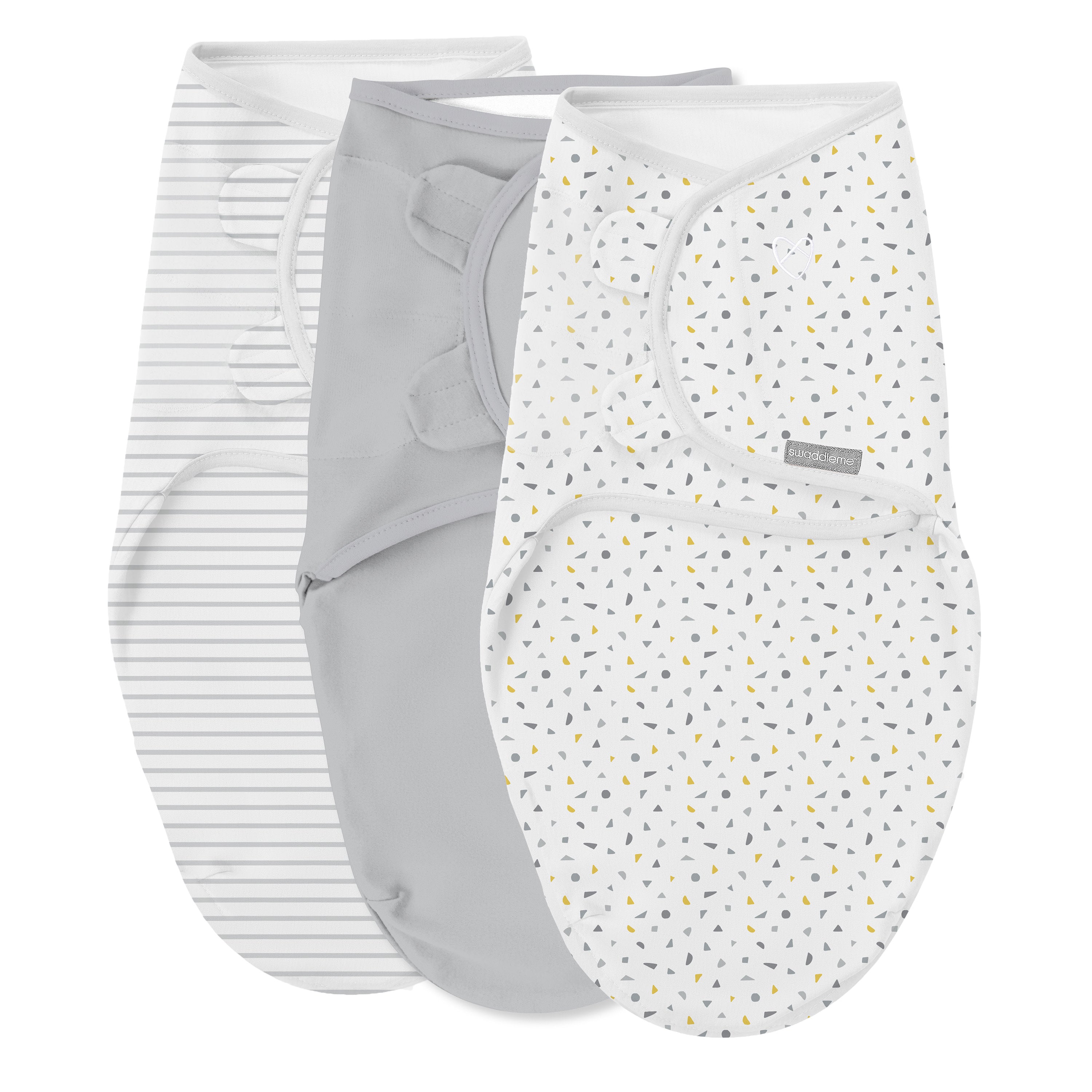 summer infant swaddleme organic Original Swaddle, Size SM, 0-3 months, 3pk (Confetti) – Kids2, LLC