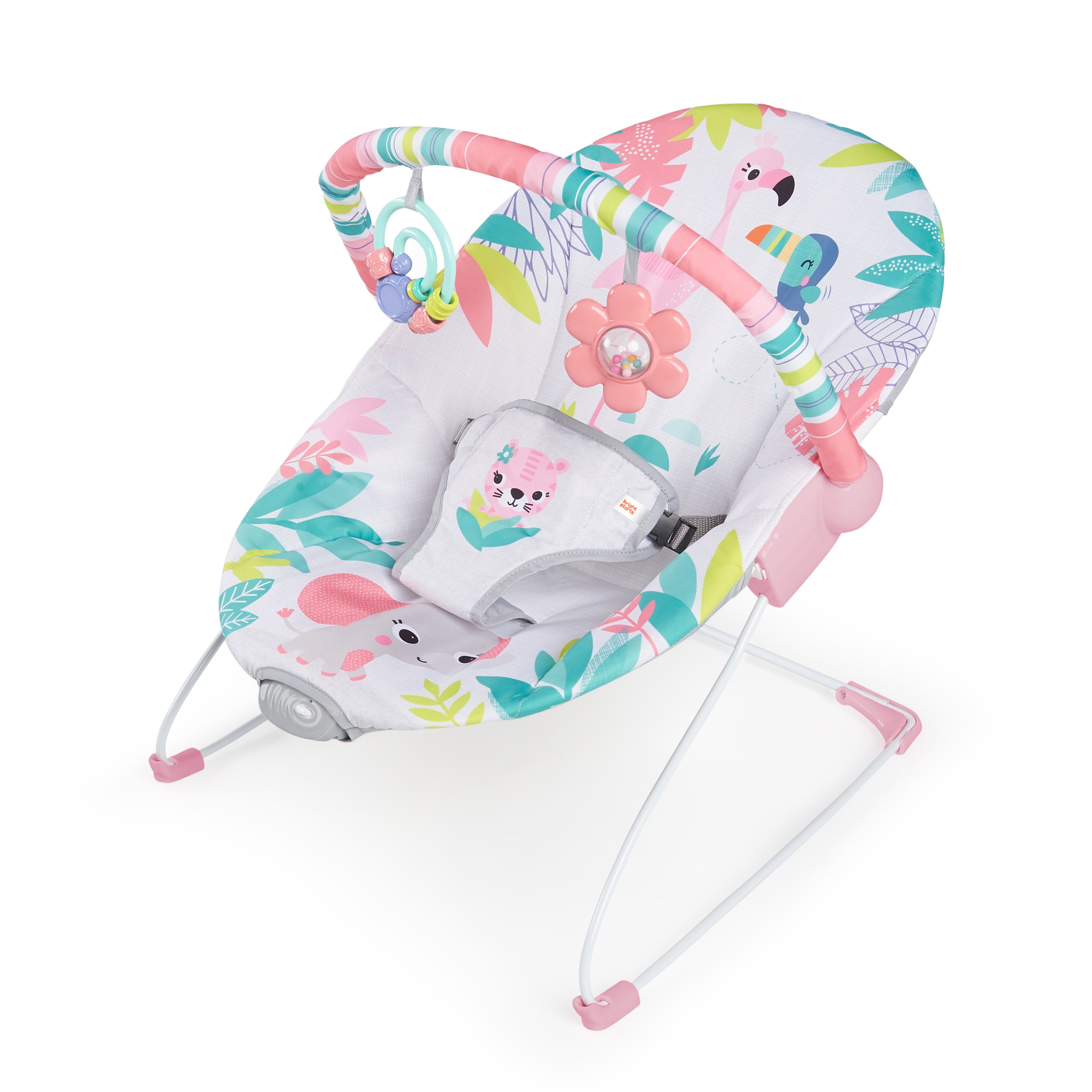 Flamingo Vibes Vibrating Bouncer Kids2, LLC Flamingo Vibes Vibrating Bouncer Kids2, LLC