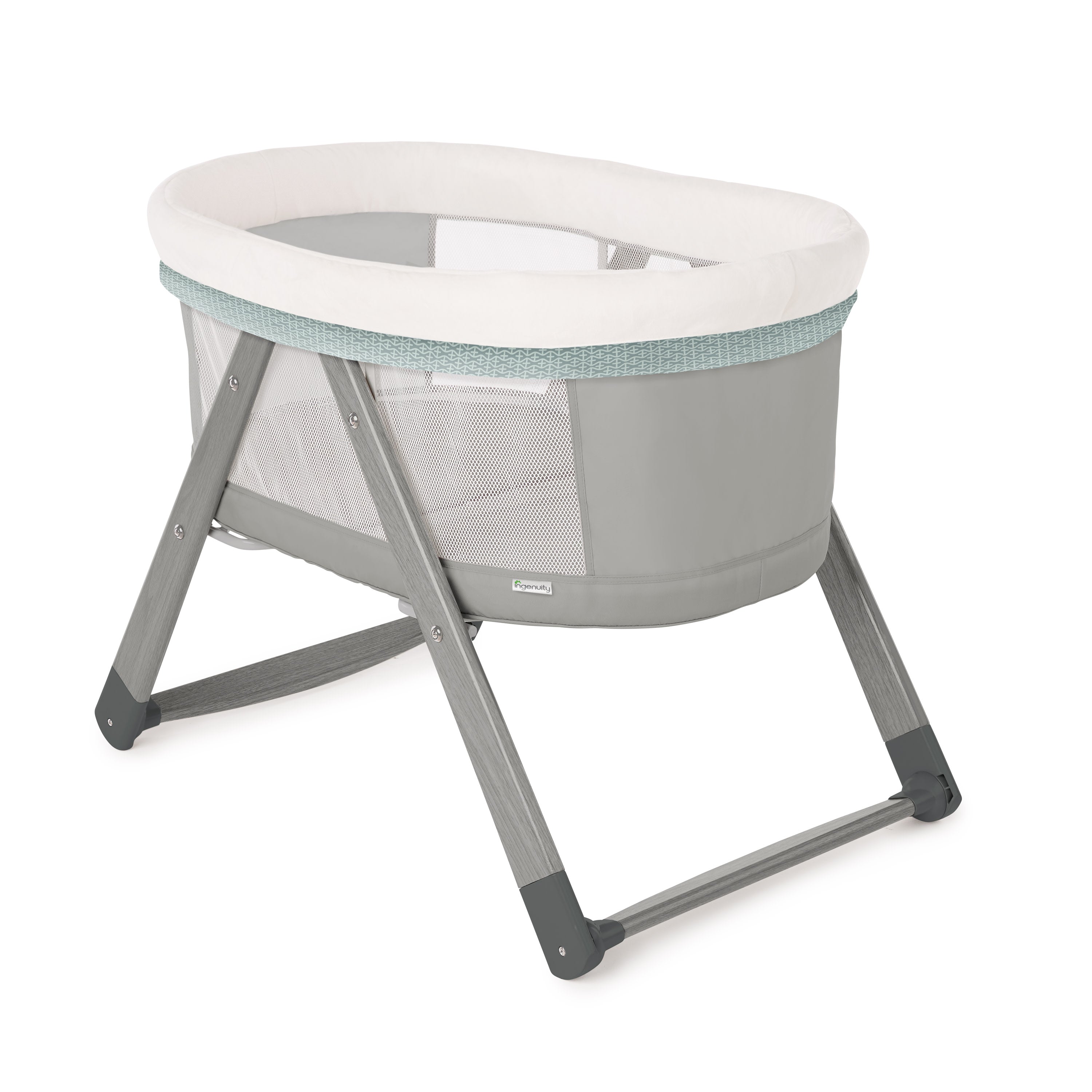 baby trend quick-fold 2-in-1 rocking bassinet Wood FoldAway Rocking Bassinet Classic