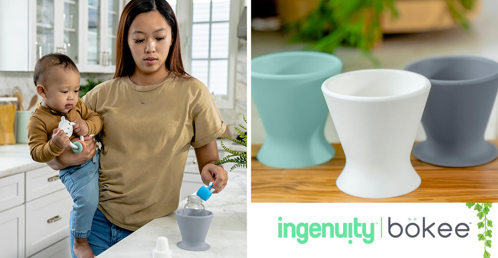 No More Crying Over Spilt Milk: bökee™ by Ingenuity® is the Must-Have Bottle Prep Item for Baby Registries & New Parents