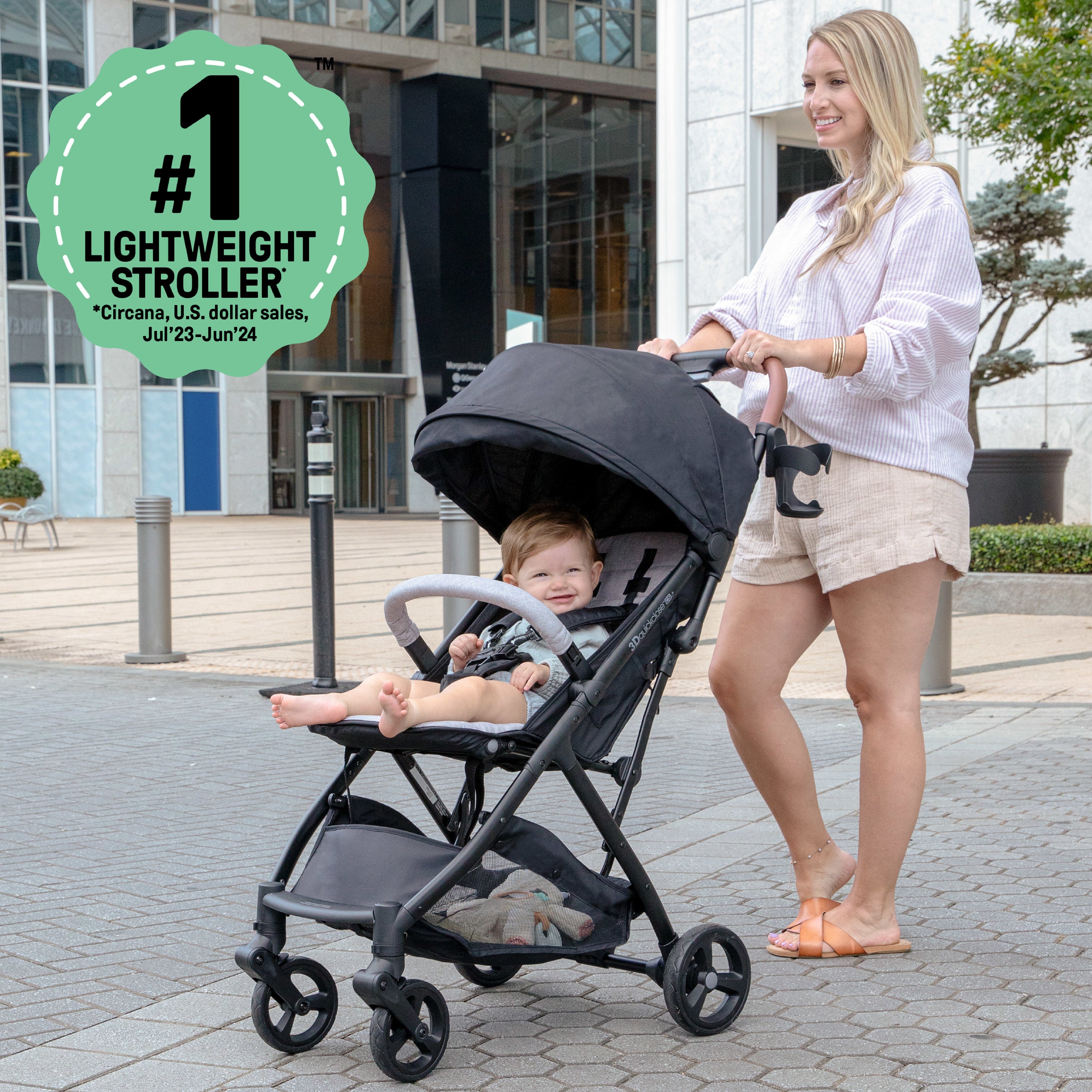 compact lightweight stroller for travel Ingenuity 3Dquickclose CS+ Compact Fold Stroller – Kids2, LLC