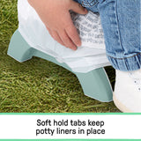 Ingenuity My Travel Potty, 2-in-1 Portable Baby & Toddler Potty Seat