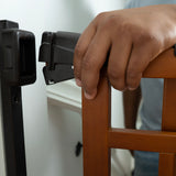 The Stairway+ 48W Series Pet and Baby Gate with Dual Banister Kit, Openings 32 to 48 Wide, 33" Tall