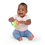 Oball Easy Grasp Classic Ball Baby Toy in Red/Blue/Green/Yellow, 4"