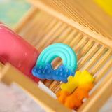 Bright Starts Chance of Smiles Silicone Teether 2-Pack - Sun and Rainbow