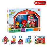 Baby Einstein Farm Discovery 5 Piece Gift Set, Multisensory Baby Toys, for Ages 3 Months and Up