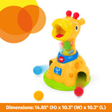 Bright Starts Spinnin Spots Giraffe Ball Play Toy