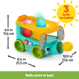Pop & Roll Safari Bus Ball Play Toy