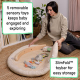 Ingenuity Every Season Plush Lambswool Baby Play Gym - Natural