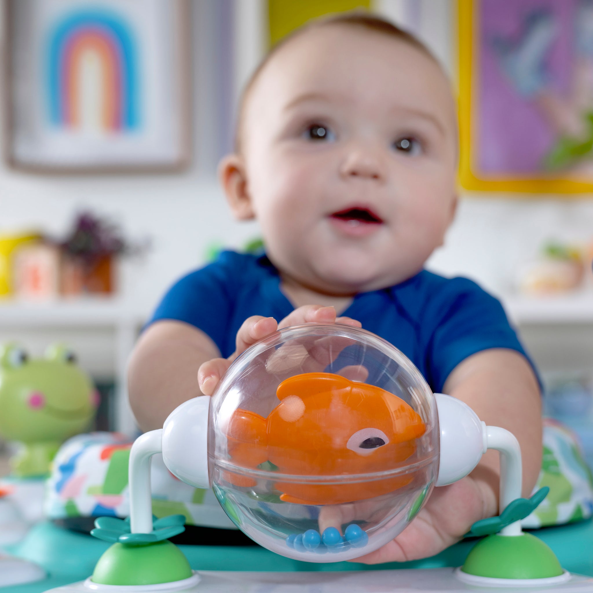 BounceBounceBaby 2-in-1 Activity Jumper & Table - Playful