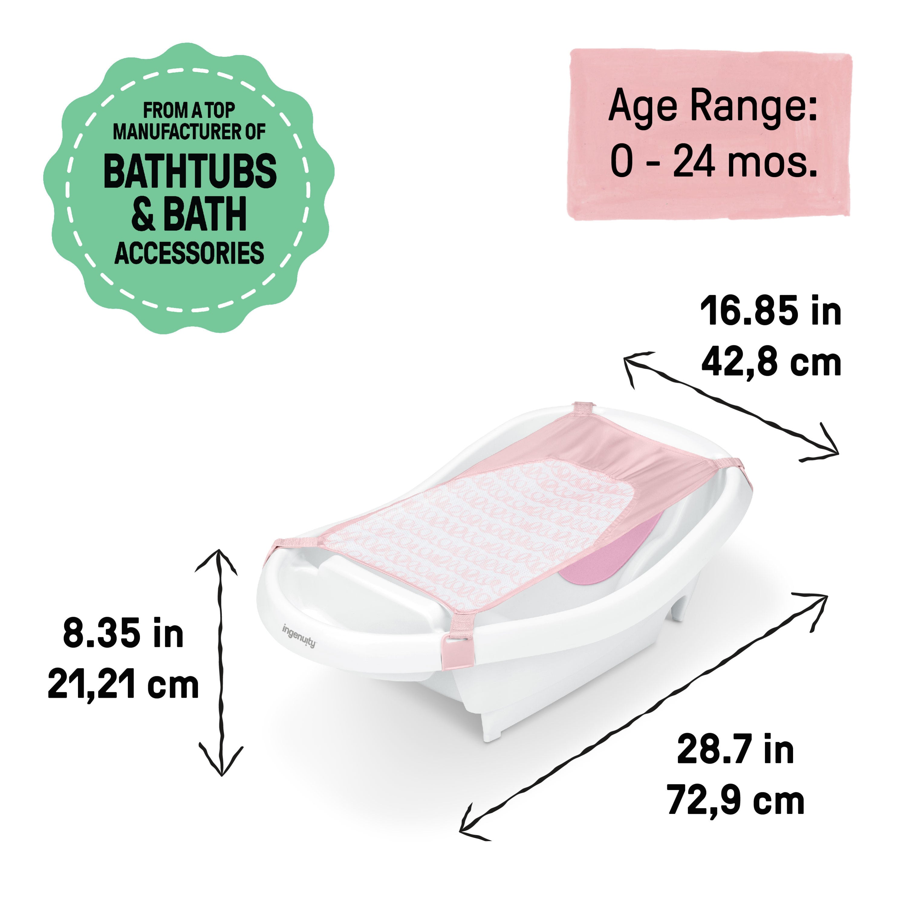 summer infant comfy bath Summer by Ingenuity Comfy Clean Deluxe Newborn to Toddler Tub – Kids2, LLC
