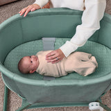 SwaddleMe by Ingenuity Swaddle & Secure Sleep System, Stage 1 Newborn Pod with Back-Sleep Positioning Strap