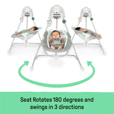 Ingenuity InLighten Soothing Swing - Kitt the Fox