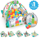 Bright Starts 5-in-1 Your Way Ball Play Baby Activity Gym & Ball Pit, Totally Tropical