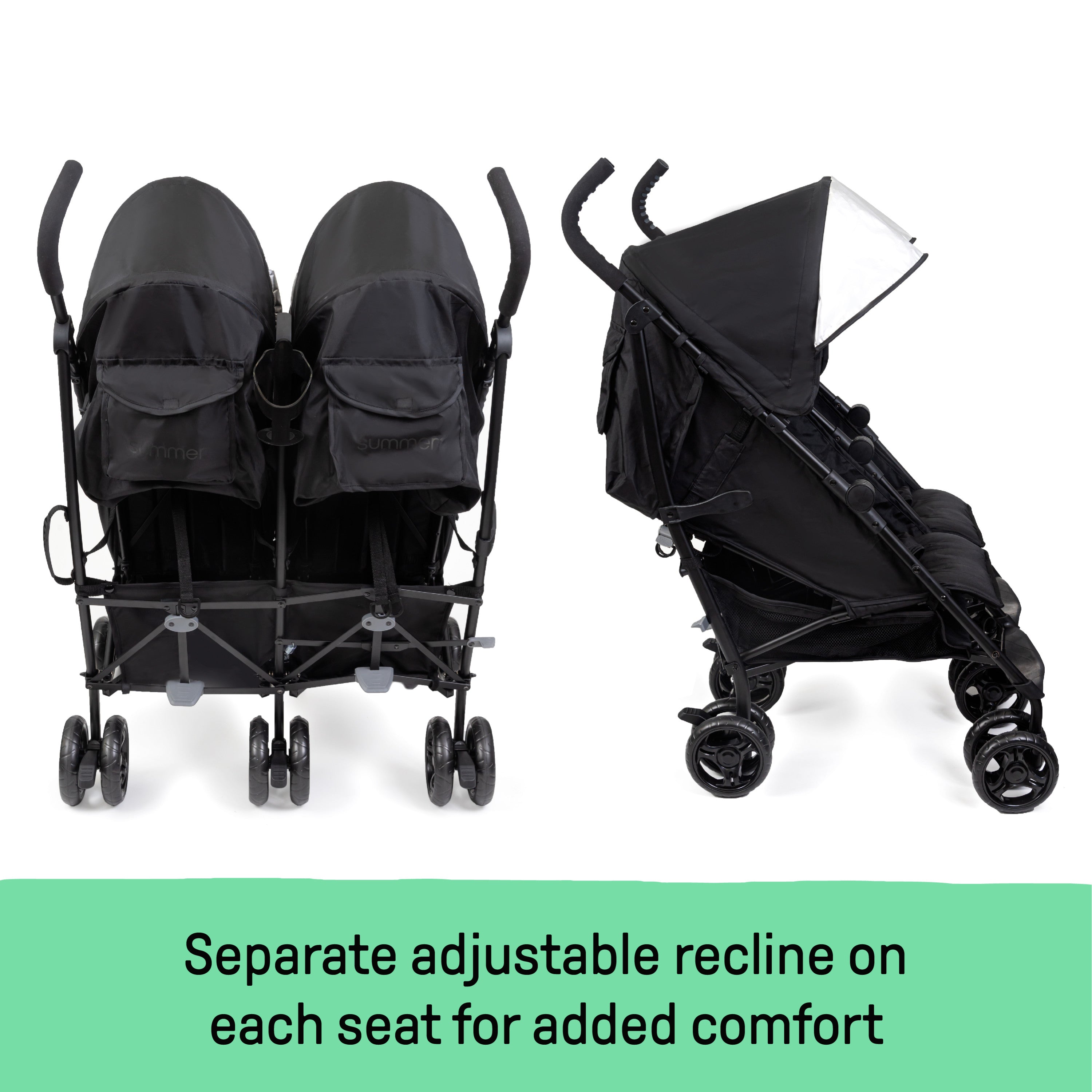 double stroller that separates 3Dlite Double Convenience Stroller – Kids2, LLC
