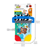 Baby Einstein Farm Explorers Shapes at the Farm Teether Book, Ages 0+ Months