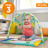 Bright Starts Tropical Treetop Baby Activity Gym & Tummy Time Mat with Toy Bar and 4 Toys