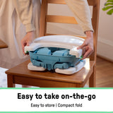 Ingenuity Deluxe Comfort Folding Baby Booster - Teal