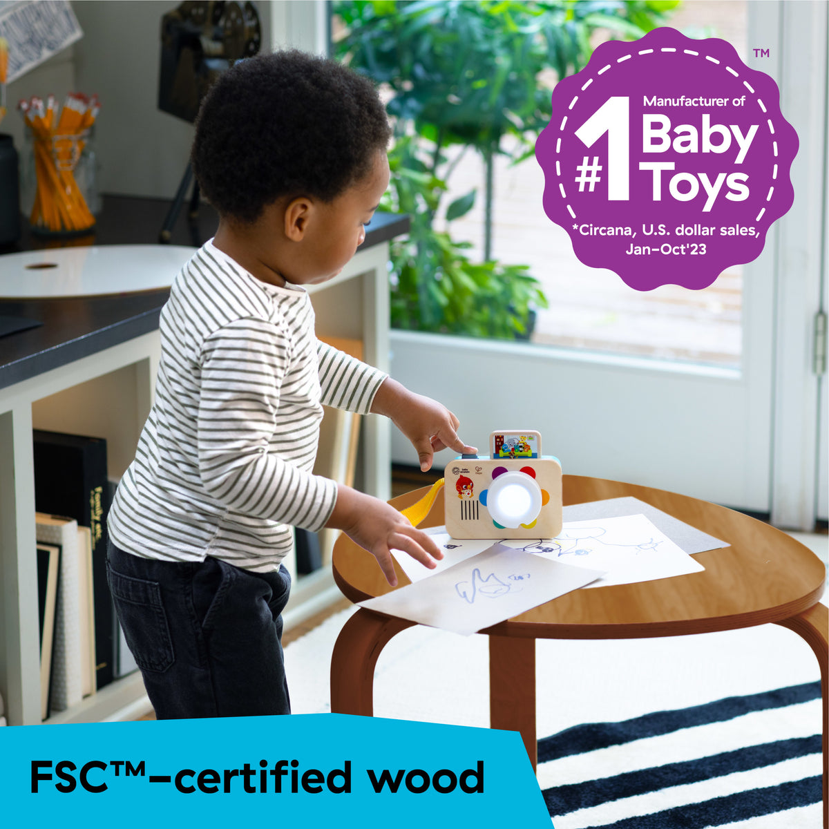 Baby Einstein + Hape Learning Lens Toy Camera, Ages 6+ Months – Kids2, LLC