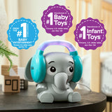 Baby Einstein Earl the Elephant Bluetooth Soother Streaming Sound Machine & Night Light