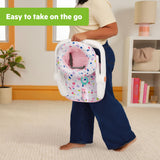 Bright Starts Learn-to-Sit 2-Position Baby Floor Seat with Toys, Unisex, 4-12 Months - Pink