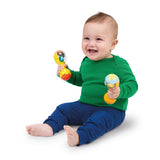 Bright Starts Rockin' Maracas 2-Piece Toy Maracas, Musical Toy, Unisex, Ages 3 Months+