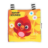 Baby Einstein Nature Sounds Soft Activity Busy Book, Ages 0+ Months
