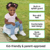 Ingenuity My Travel Potty, 2-in-1 Portable Baby & Toddler Potty Seat