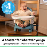 Ingenuity Deluxe Comfort Folding Baby Booster - Teal