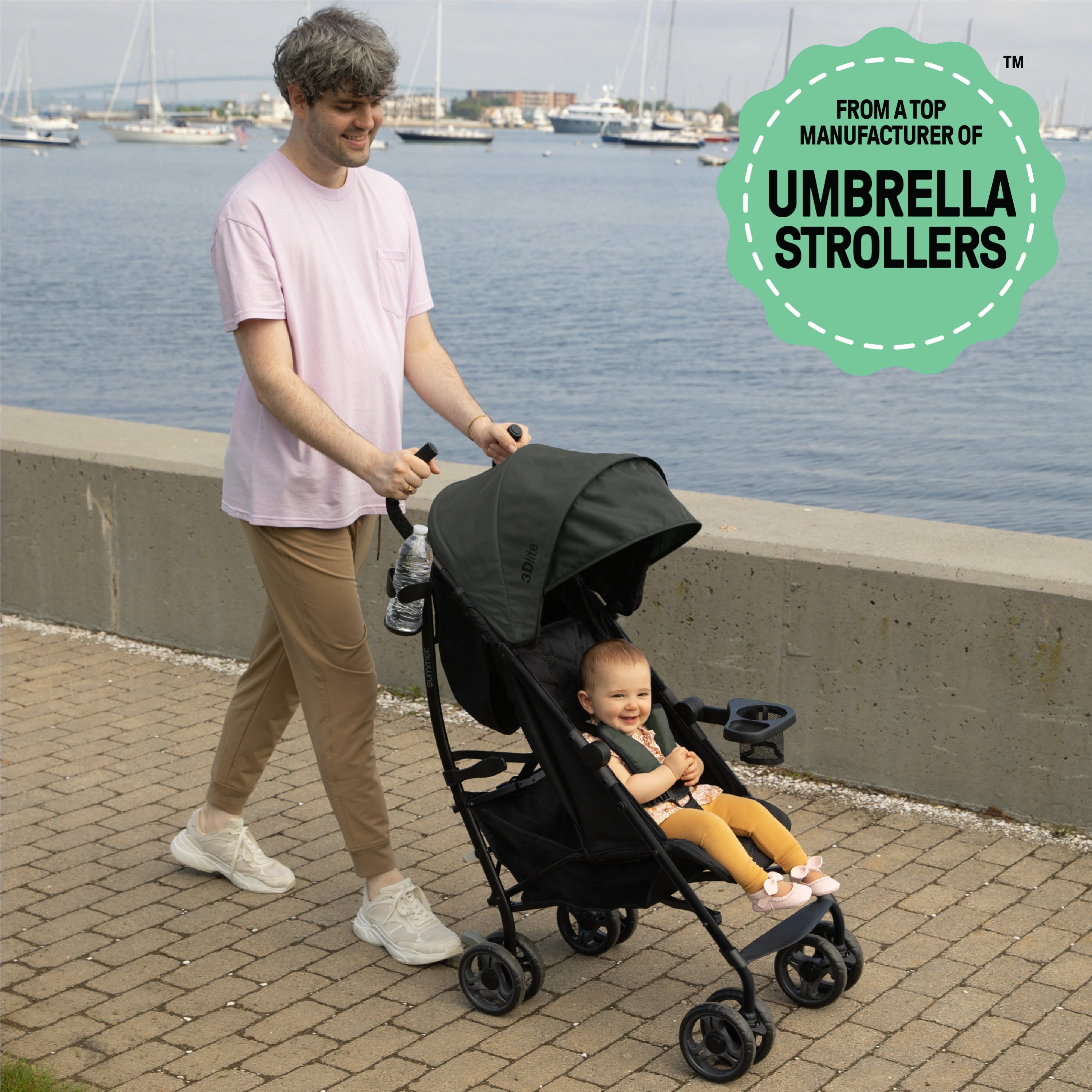 summer infant 3d lite convenience stroller tangerine 3Dlite Convenience Stroller - Black
