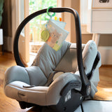 ity by Ingenuity Soft Book, 4 Plush Pages, Crinkle, Toy Attachment, For Ages Newborn and Up - Nate