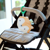 ity by Ingenuity Crinklet, Crinkle Toy for Newborn and Up, Ribbon Tags, C-link - Kitt