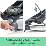 2-in-1 Bouncer & Rocker Duo - Gray /Teal