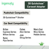 Ingenuity 3D Quickclose Stroller Carseat Adapter  1 pair