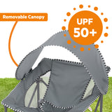 Bright Starts Pop 'N Chill Travel Seat - Grey