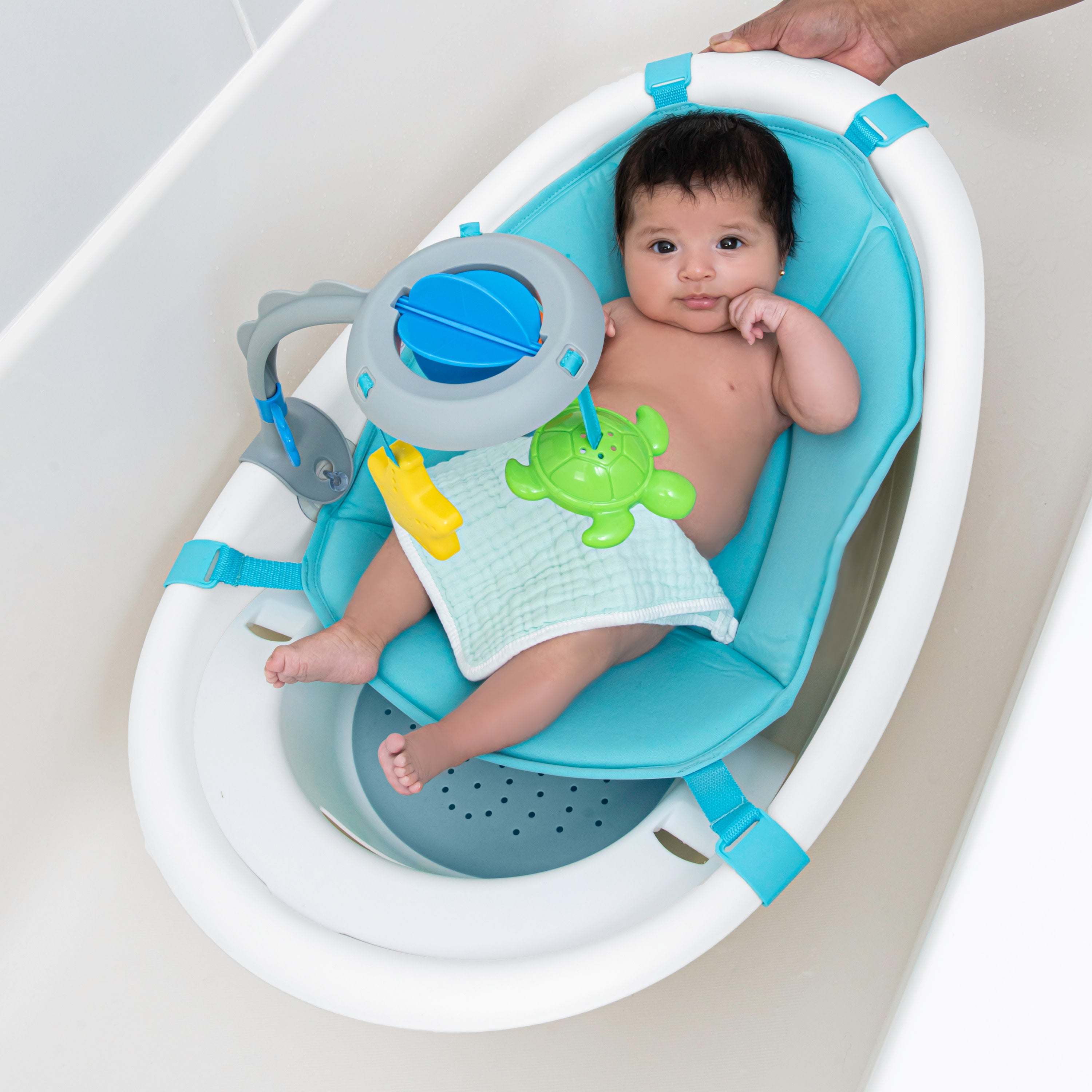 summer infant gentle support multi-stage tub - gray Gentle Support Multi-Stage Tub With Toys – Kids2, LLC