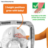 Bright Starts Giggling Safari Walker with Easy Fold Frame for Storage