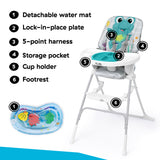 Baby Einstein Ocean Explorers Snack & Splash Compact Folding High Chair, Unisex