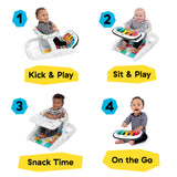 Baby Einstein Tappin' Tunes Learn to Sit 4-in-1 Floor Seat, Ages 4+ Months
