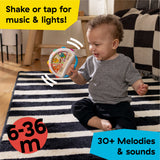 Baby Einstein + Hape Tap & Shake Magic Touch Tambourine, Ages 6 Months+