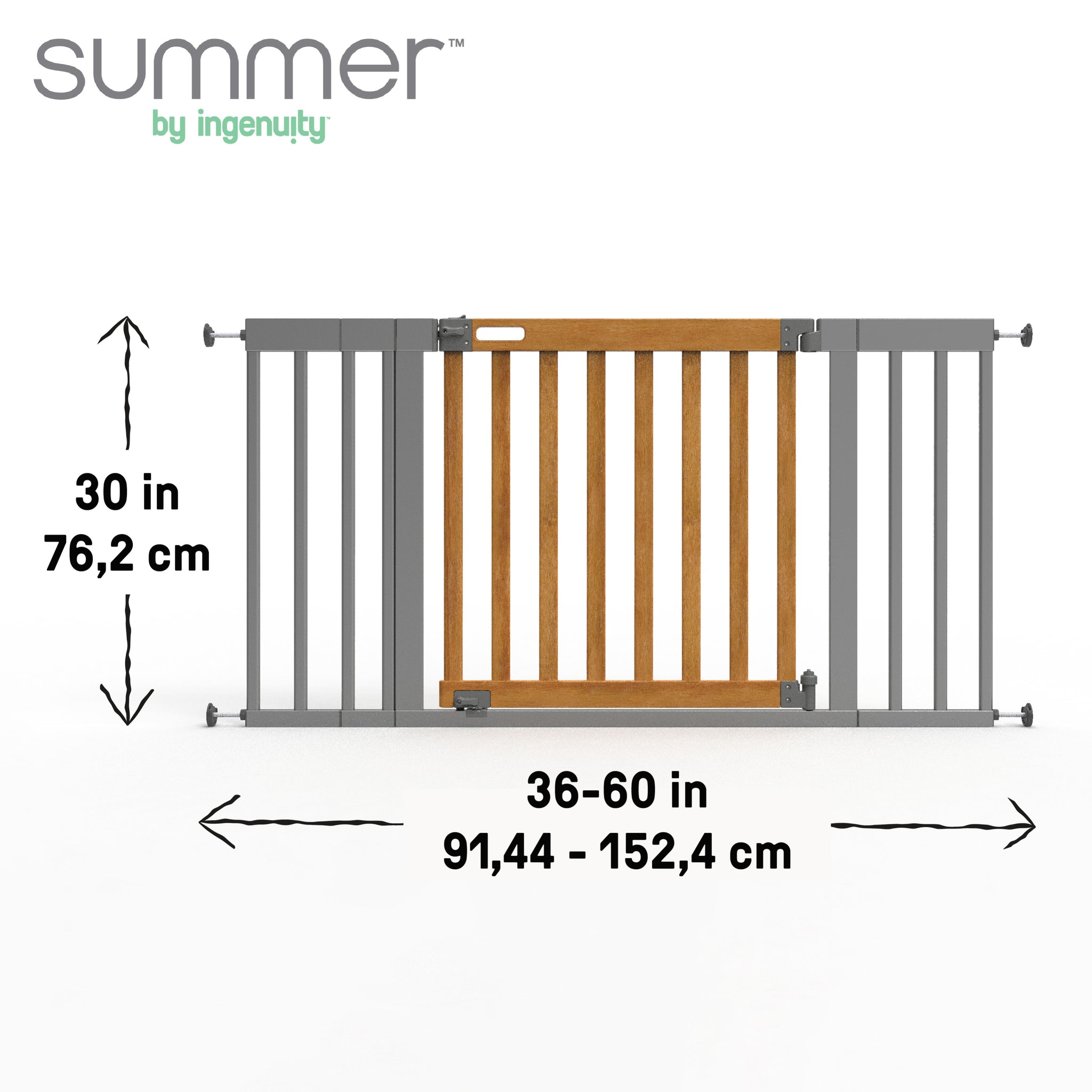The Thruway 60XW Series Extra Wide Safety Pet and Baby Gate, 36