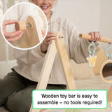 Ingenuity Wonder & Wood Wooden Toy Arch & Play Mat