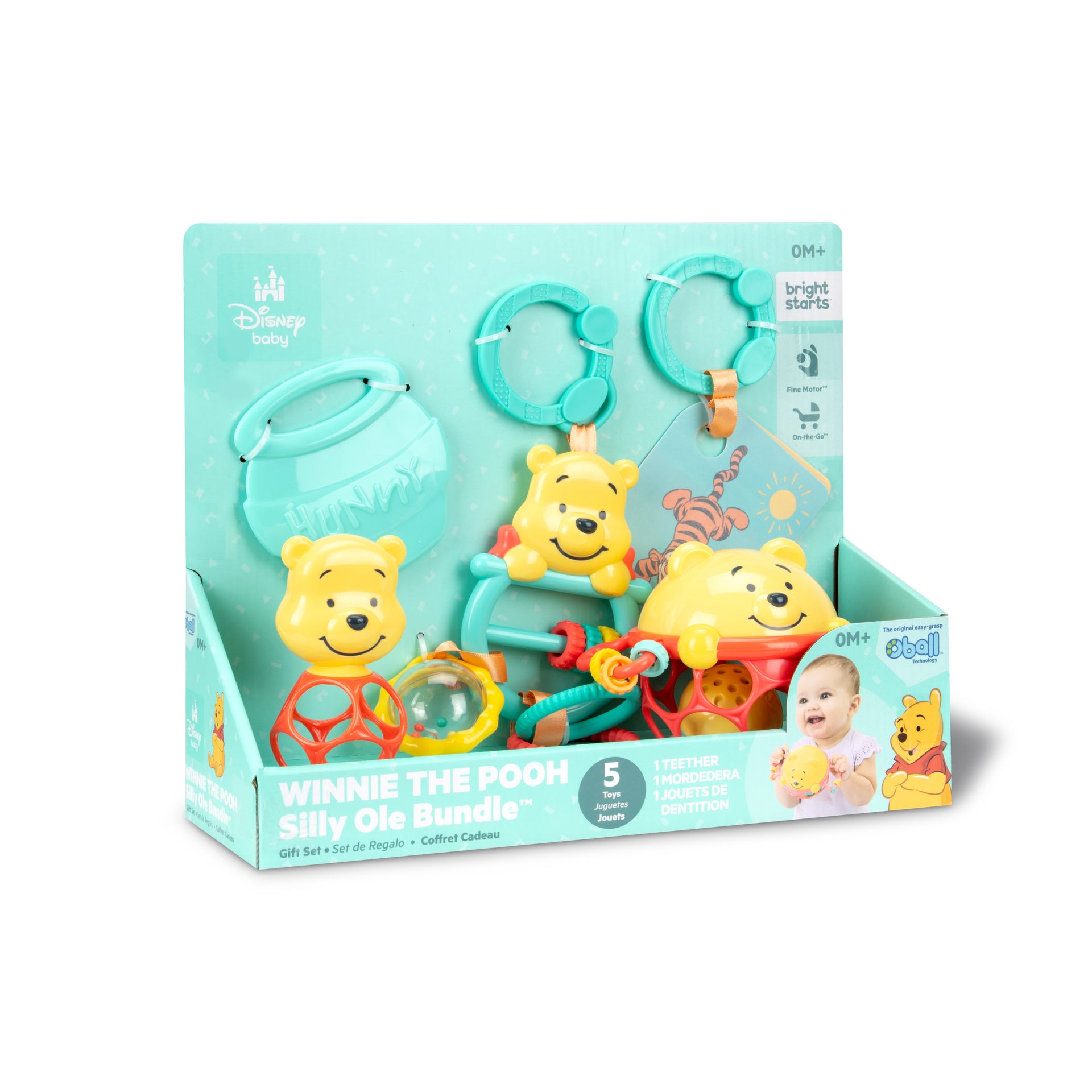 winnie the pooh stroller and car seat set Disney Baby Winnie the Pooh Silly Ole Bundle Gift Set by Bright Starts –  Kids2, LLC