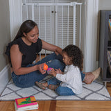 Everywhere Extra Tall Walk-Thru Safety Gate- White