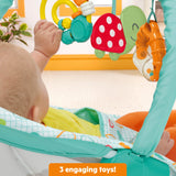 Bright Starts Colorful Confetti Baby Bouncer, 3 Toys with Removable Toy Bar & Machine Washable Seat Pad, 0M+