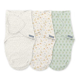 SwaddleMe by Ingenuity Monogram Collection - Safari Swaddle, 3PK