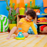 Bright Starts Press & Glow Spinner Cause and Effect Musical Baby Toy