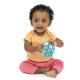 Oball Easy Grasp Baby Rattle in Blue, 4"